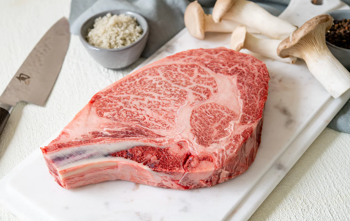 A5 Split Bone-In Ribeye Steak - Miyazakigyu Japanese Wagyu