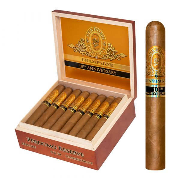 Perdomo 10th Anniv Champagne Epicure Natural box of 25